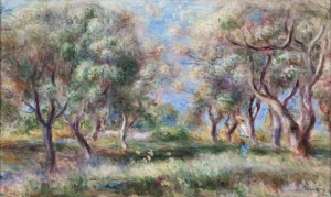 Renoir: Olive Grove in Cagnes, France