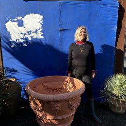 Italian large garden pot.