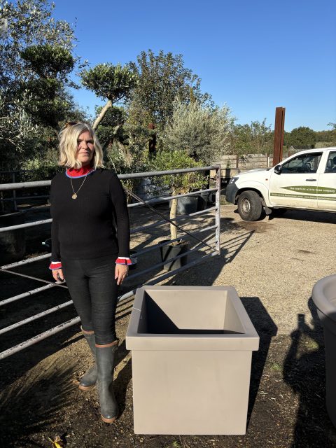 Large square planter
