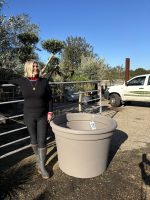 Extra large garden pot.