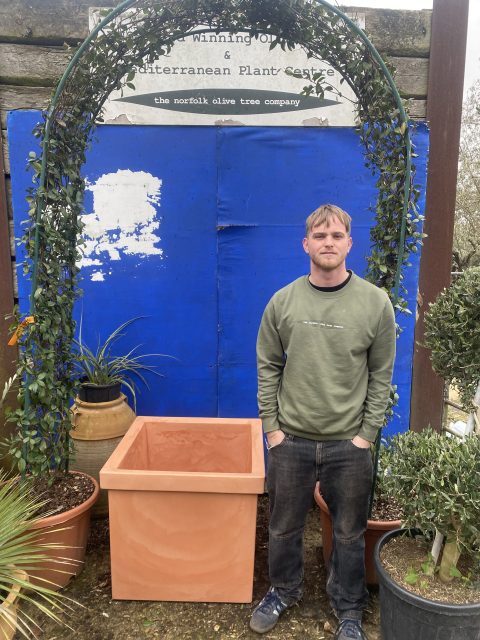 Large square planter