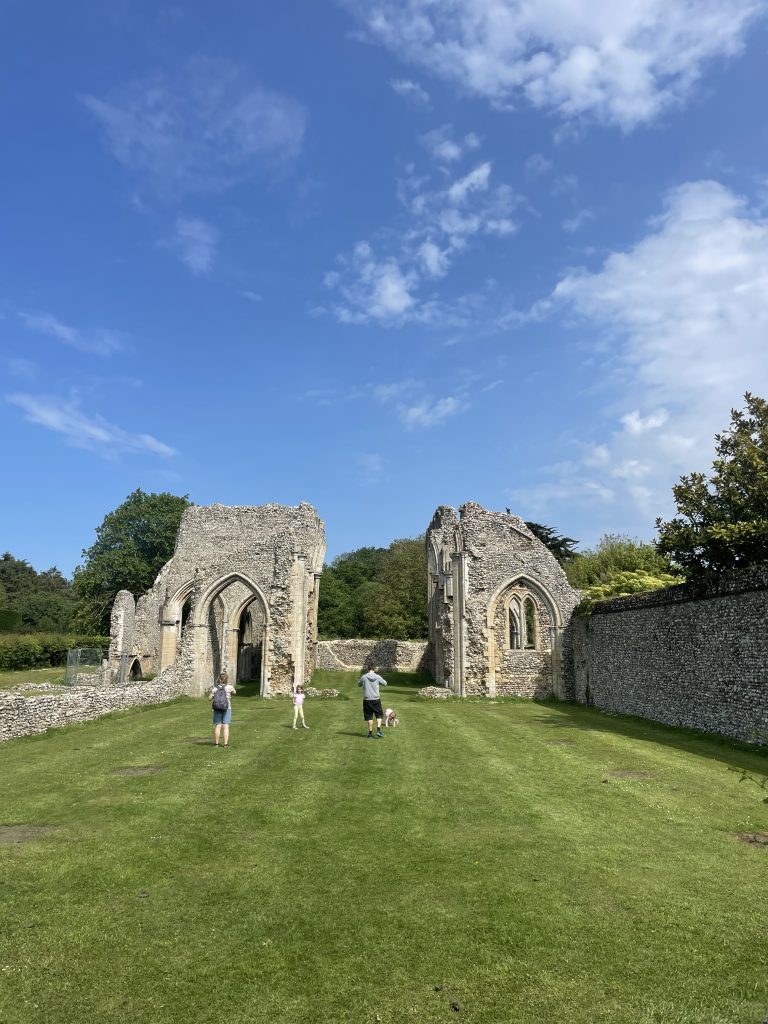 Creake Abbey olive trees